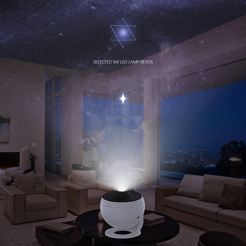 360° Rotating Galaxy Starry Sky Projector