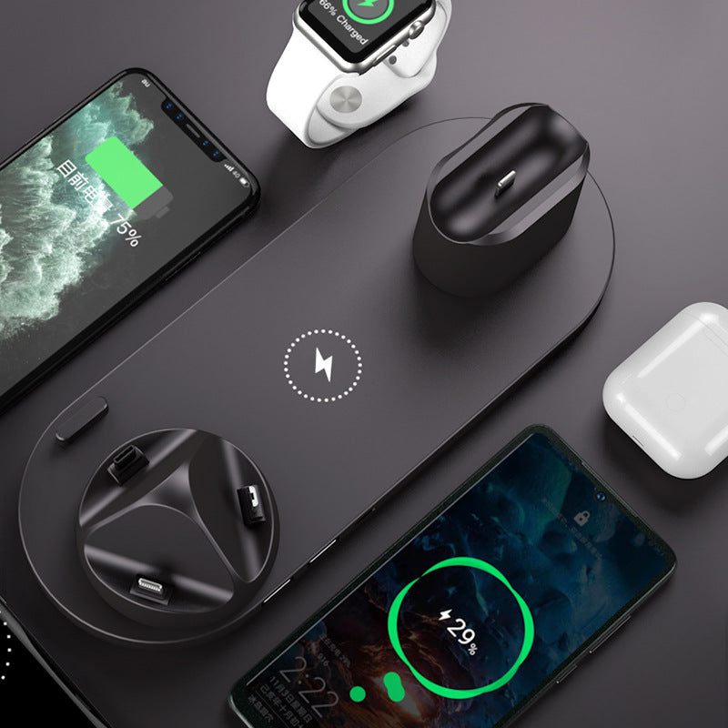6-in-1 Fast Wireless Charging Dock Station - Universal Charging Hub