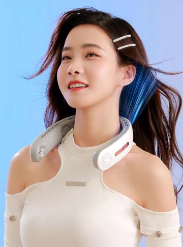 Lazy Mute Outdoor Sports Hanging Neck Fan ️