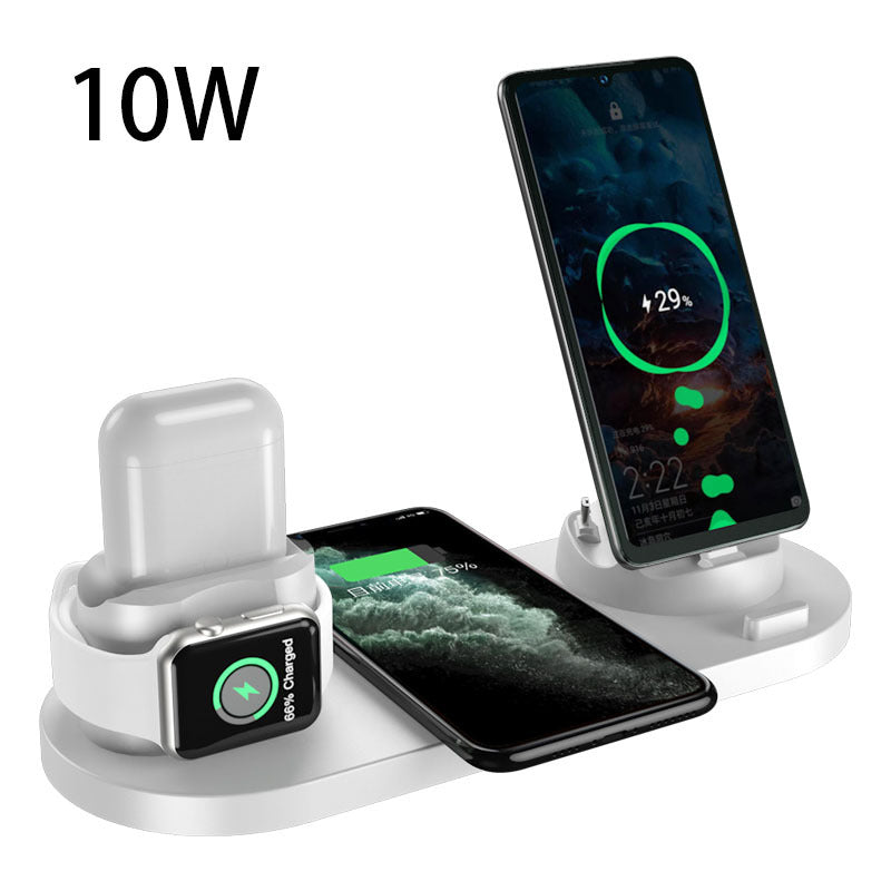 6-in-1 Fast Wireless Charging Dock Station - Universal Charging Hub