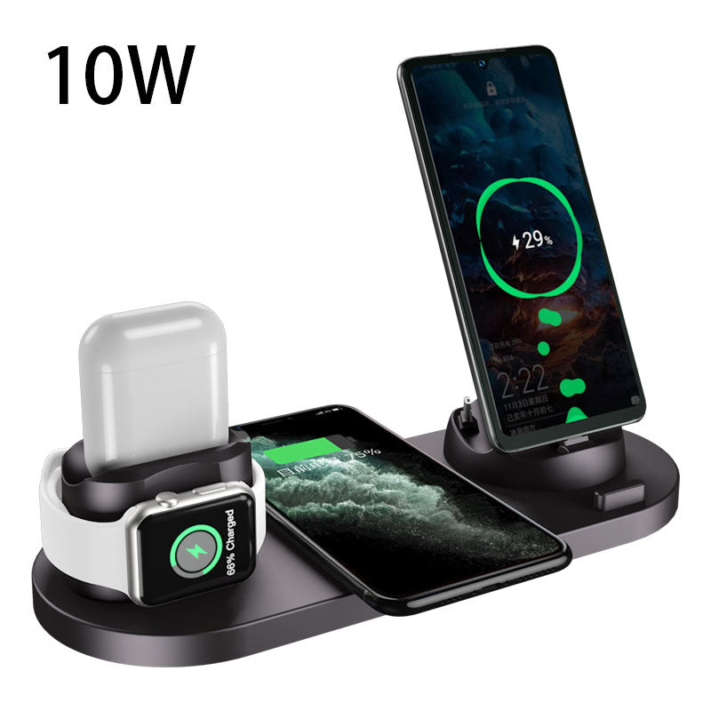 6-in-1 Fast Wireless Charging Dock Station - Universal Charging Hub