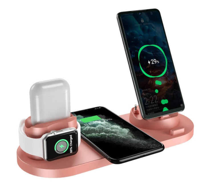 6-in-1 Fast Wireless Charging Dock Station - Universal Charging Hub