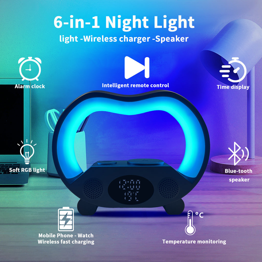 Ultimate 6-in-1 Smart Night Light & Bluetooth Speaker