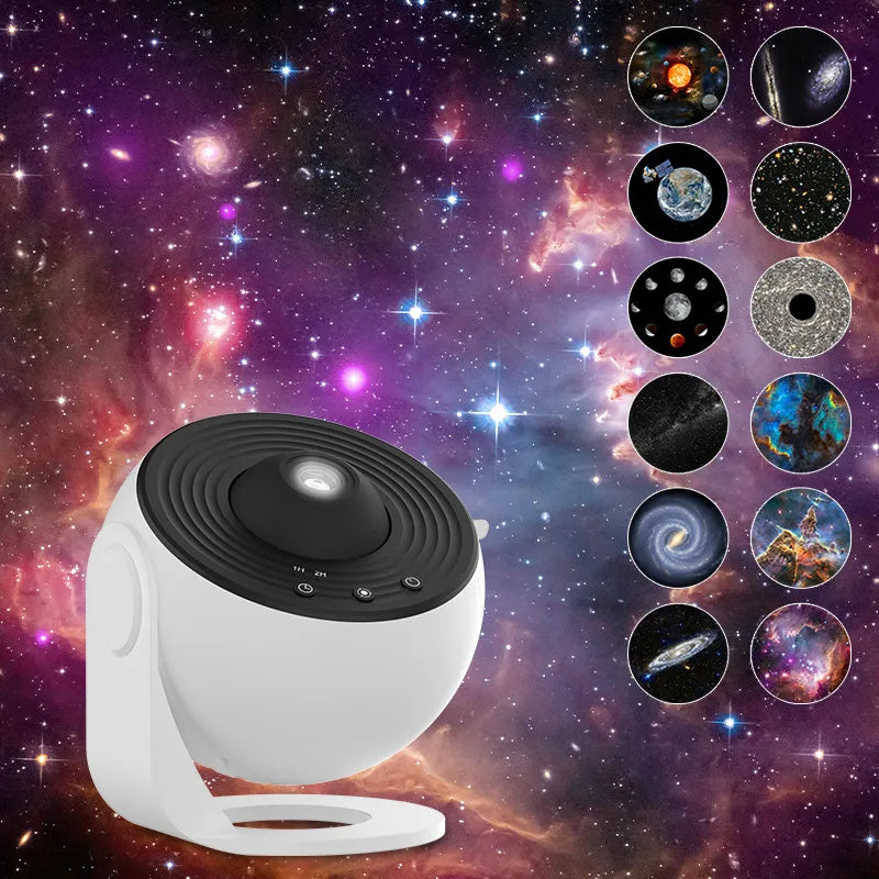 360° Rotating Galaxy Starry Sky Projector