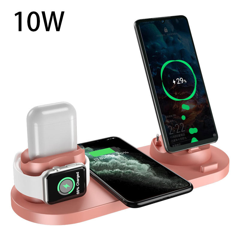 6-in-1 Fast Wireless Charging Dock Station - Universal Charging Hub