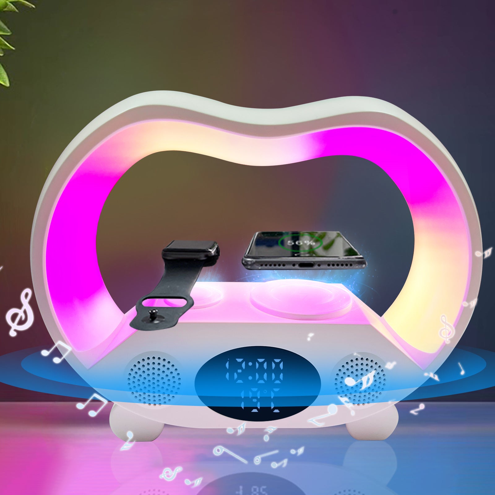 Ultimate 6-in-1 Smart Night Light & Bluetooth Speaker