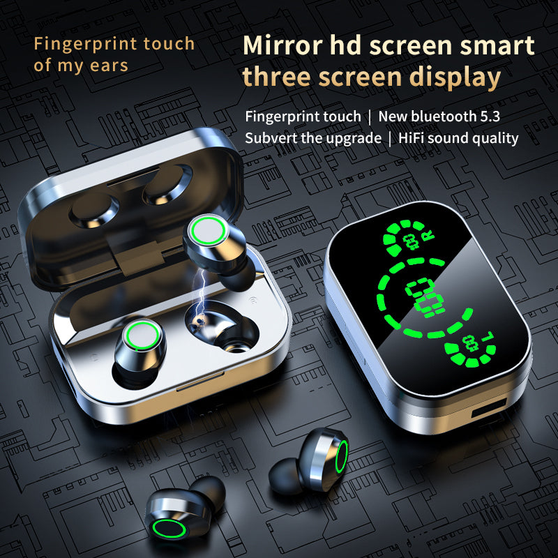 YD03 TWS Wireless Smart Digital Display Headset