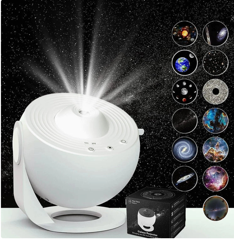 360° Rotating Galaxy Starry Sky Projector