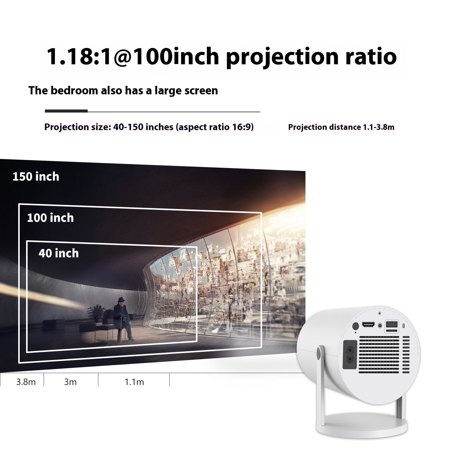 Magcubic HY300 Smart Android Portable Projector