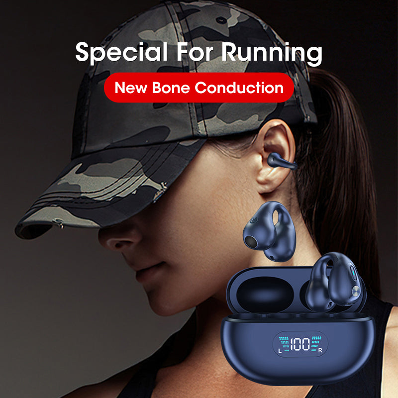 Ambie Style Bone Conduction Ear-Clip Wireless Headphones